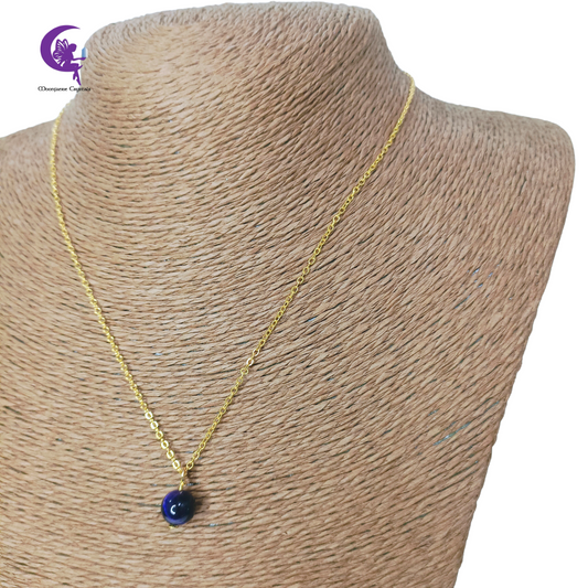 Purple Tiger’s Eye Necklace