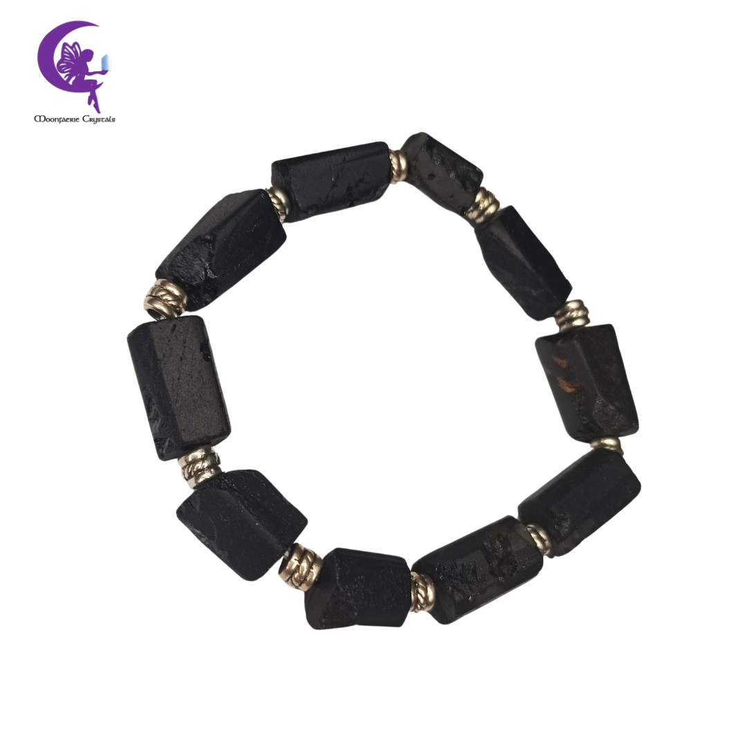 10 Series Raw Black Tourmaline Bracelet