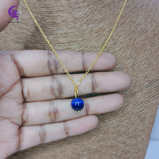 Blue Tiger’s Eye Necklace