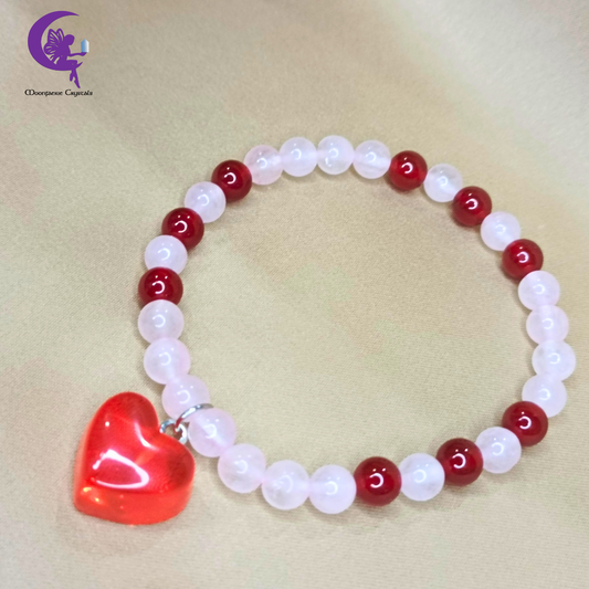 Unconditonal Love - Rose Quartz & Carnelian