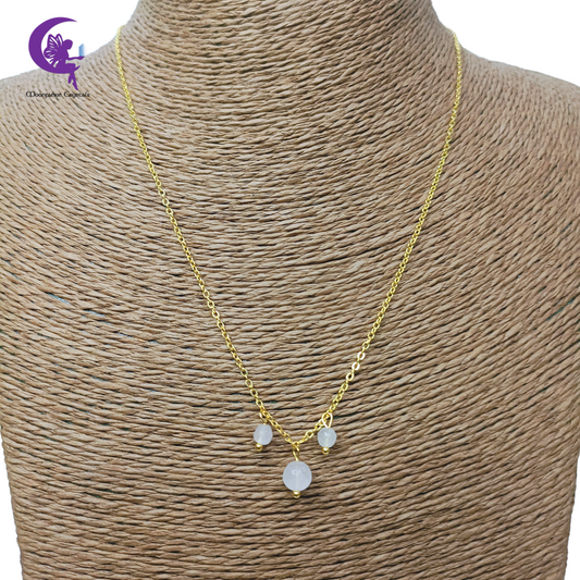 Rose Quartz Morning Mist Necklace