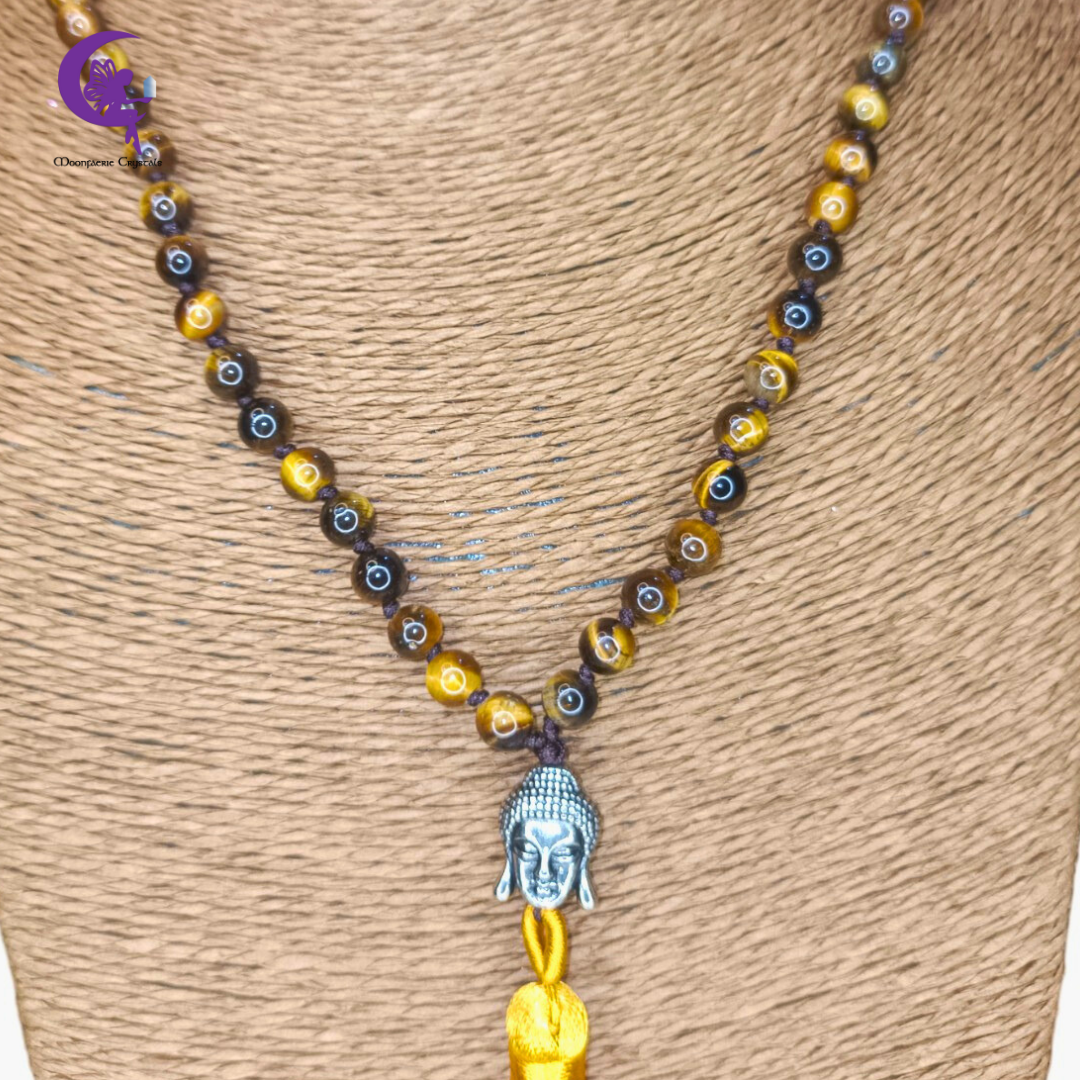 Tiger's Eye 108 Beads Confidence & Abundance Mala