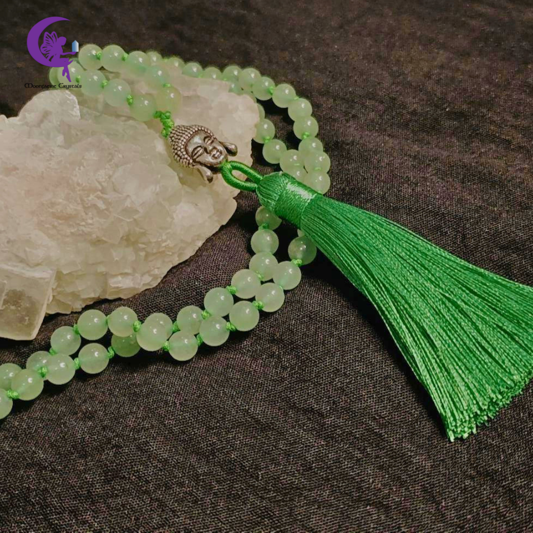 Money Magnet & Positivity Green Aventurine Mala