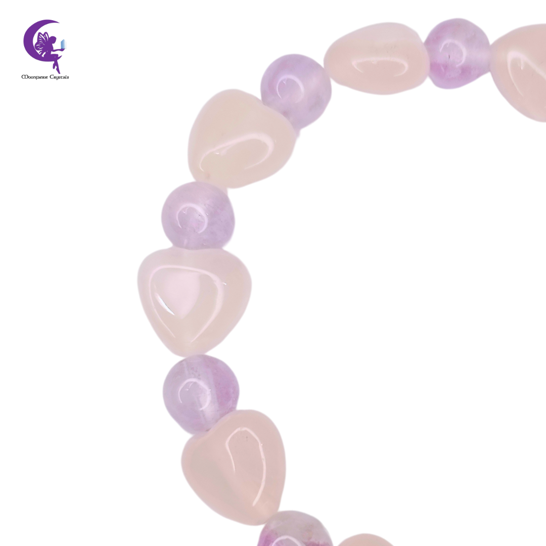 Infinite Love Bracelet - Rose Quartz & Amethyst