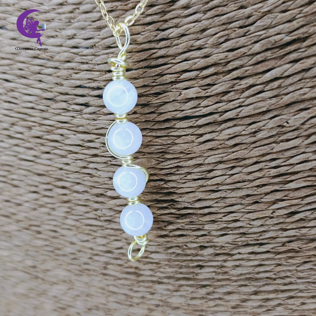 Mystic Moonbeam Moonstone Divine Feminine Necklace