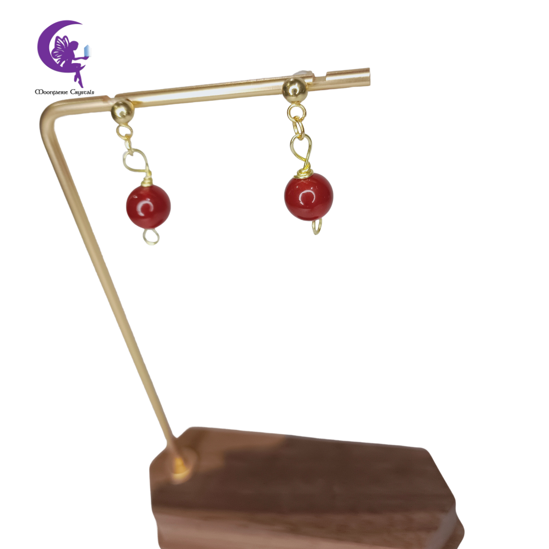 Carnelian Boldness Earrings