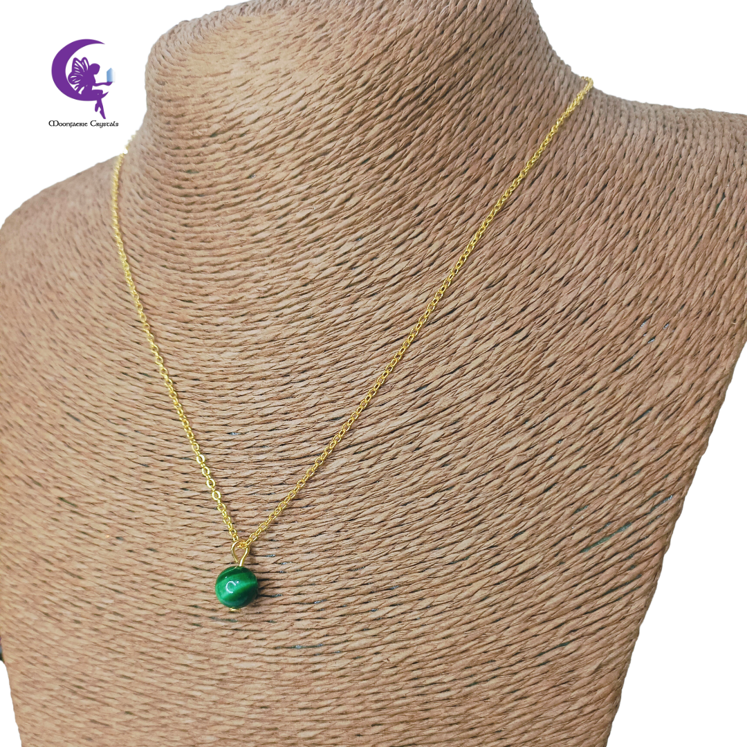 Green Tiger’s Eye Necklace