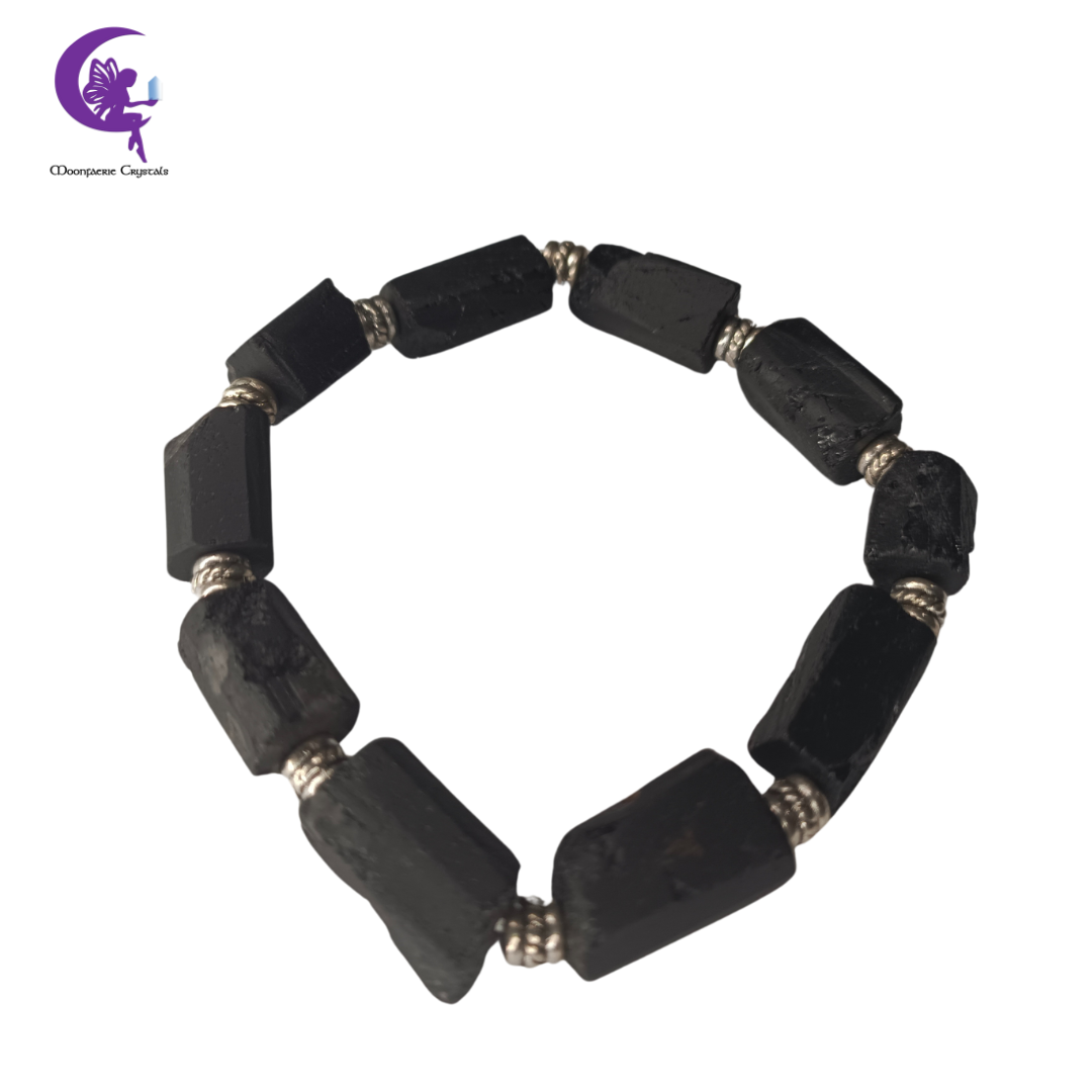 10 Series Raw Black Tourmaline Bracelet