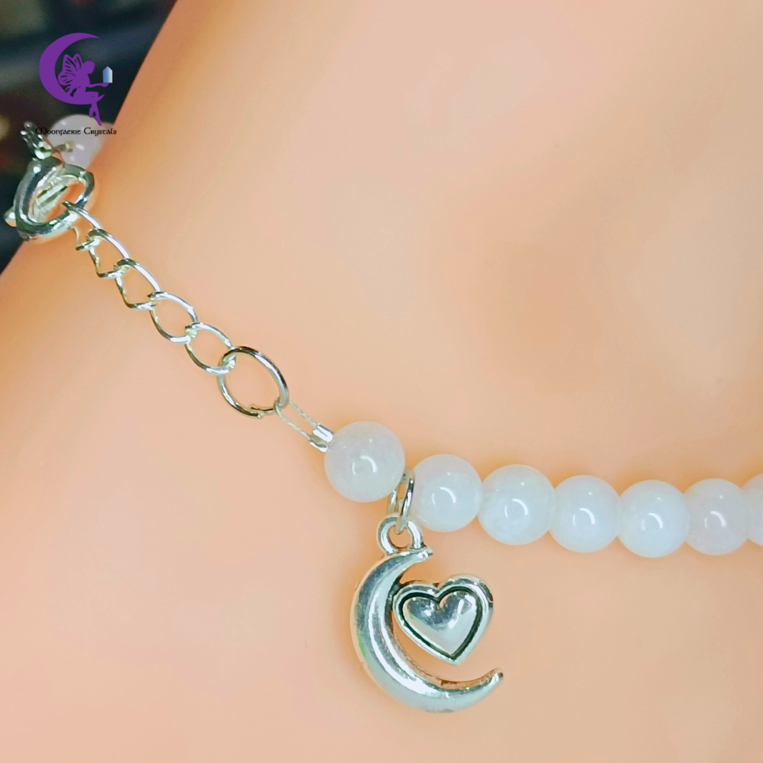 Moonstone + 7 Chakra Multi-Healing Anklet - Pre-order