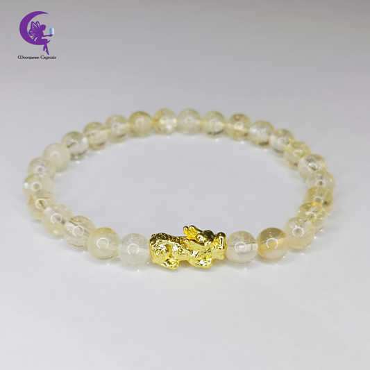 Pi Xiu Citrine – Career Growth, Joy & Manifestation Power Bracelet