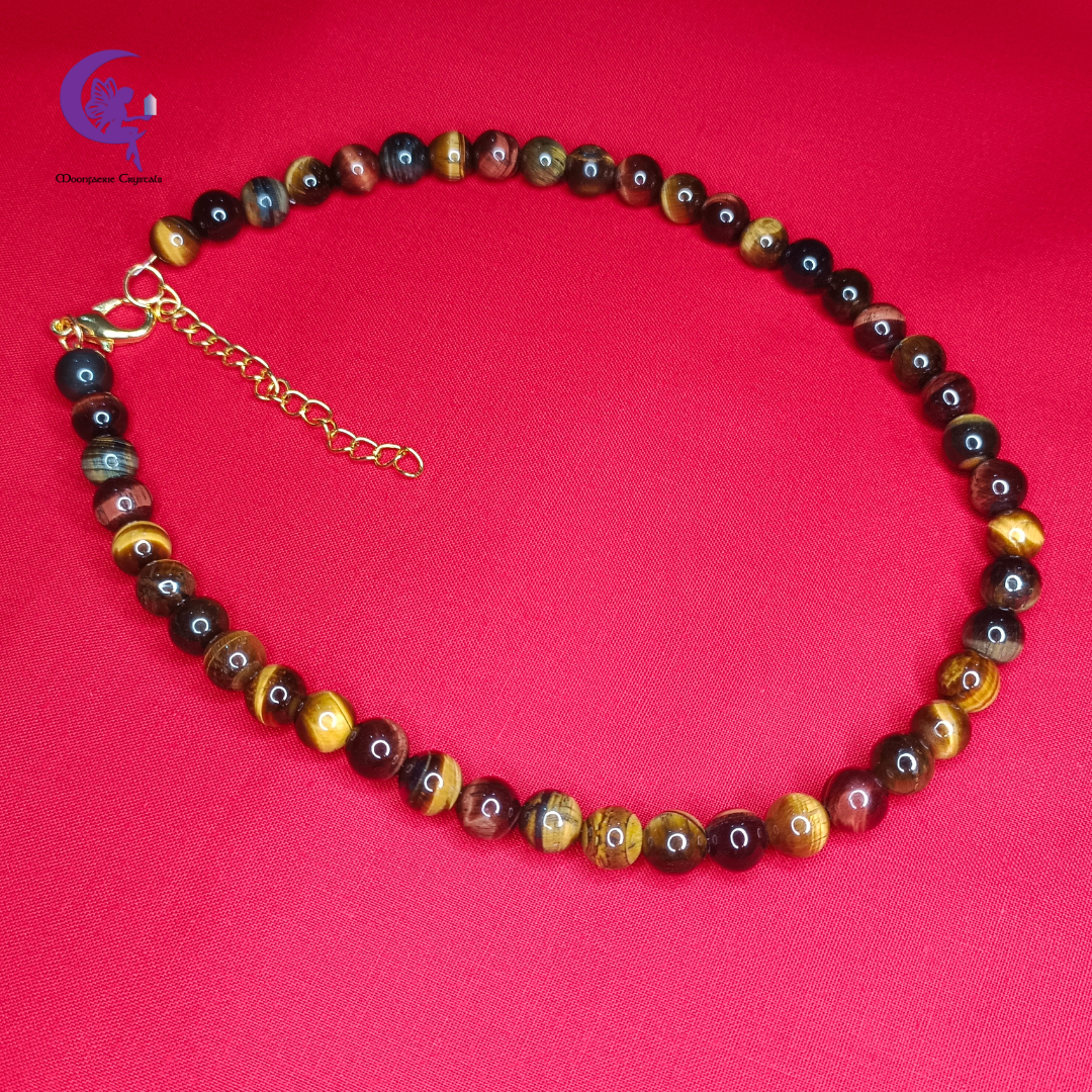 333 Color Tiger's Eye Necklace