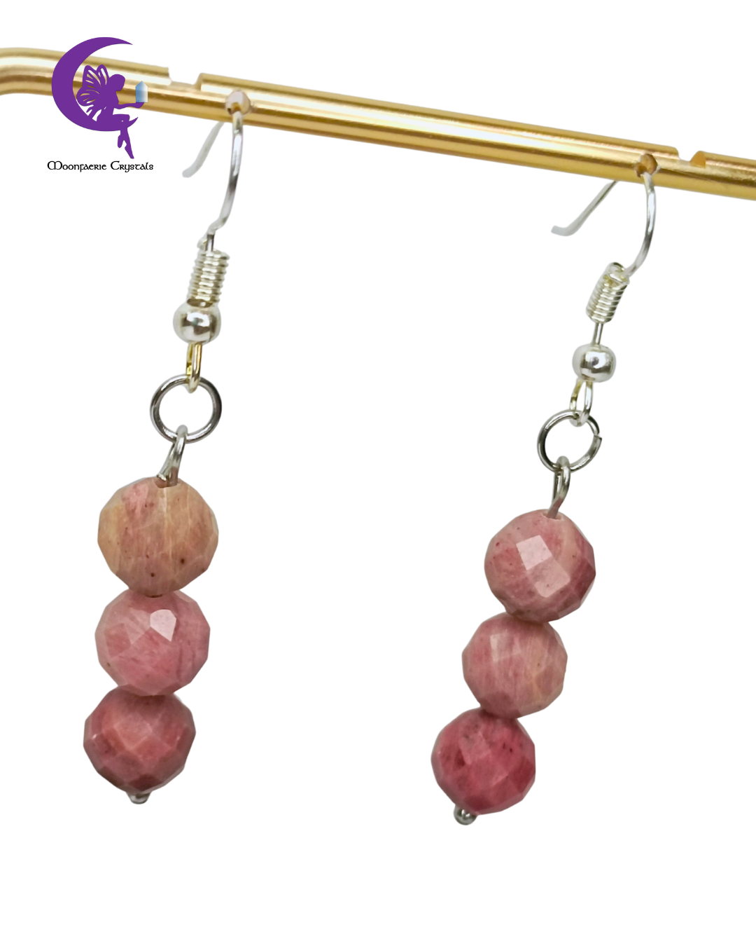 Rhodochrosite Soul Soothing Earrings