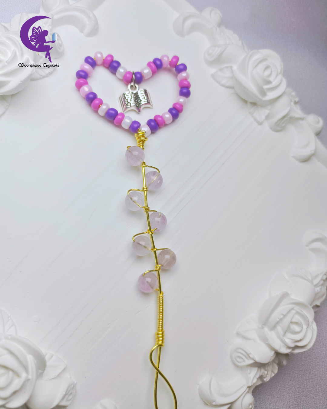 Amethyst Mindful Reader Bookmark