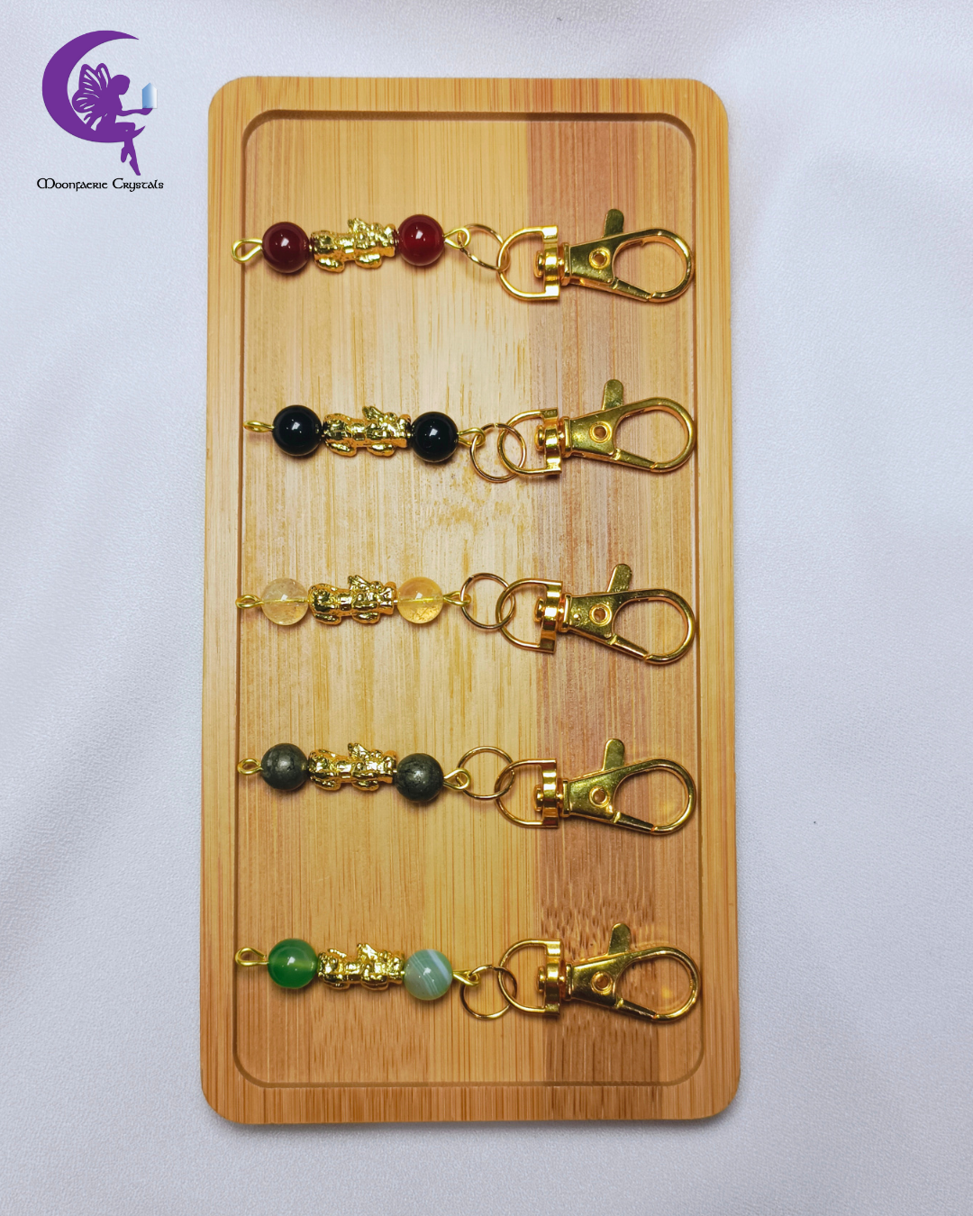 The Infinite Prosperity Series: A Lunar New Year Gemstone Pi Xiu Keyring Collection