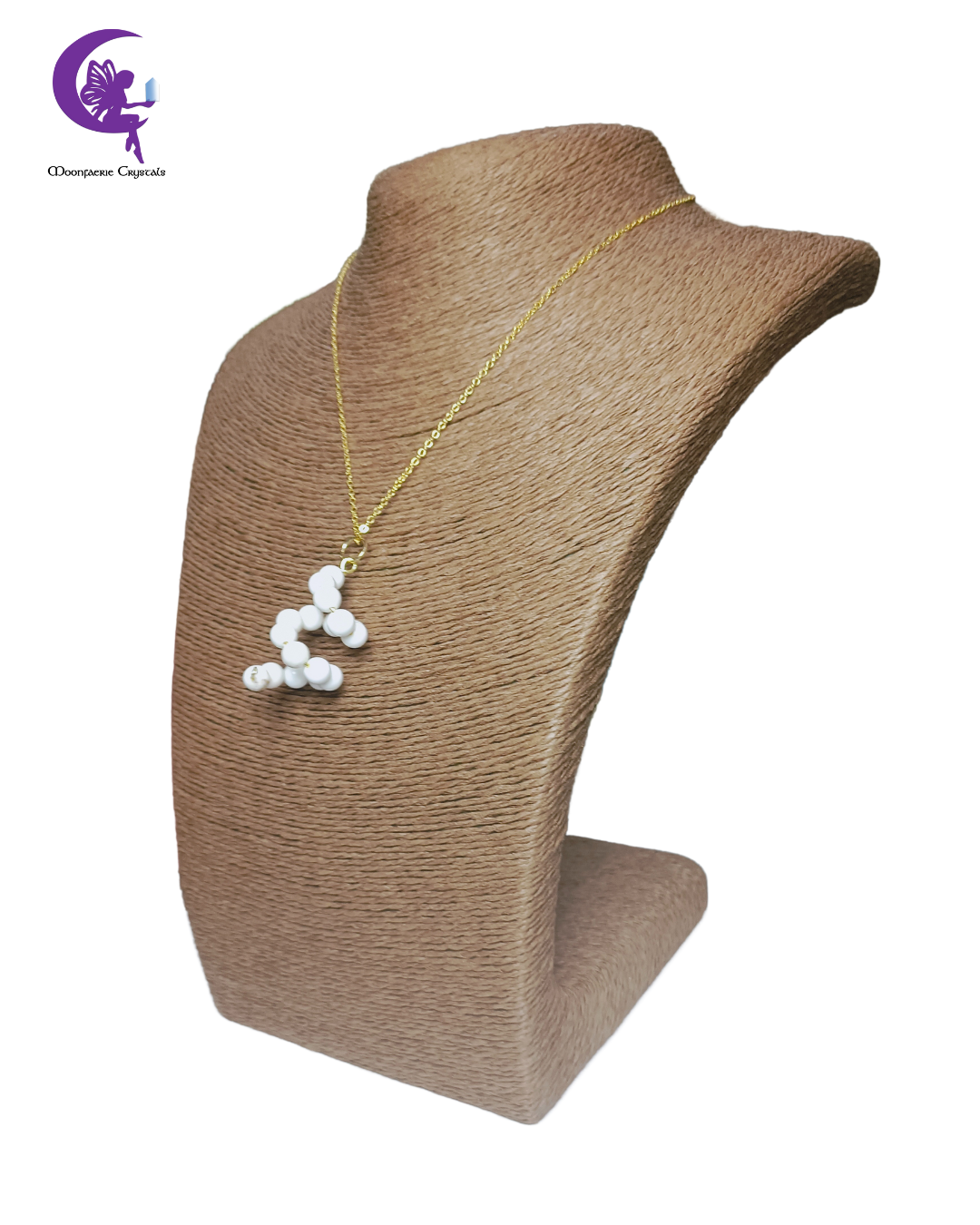 Howlite Spiral Necklace