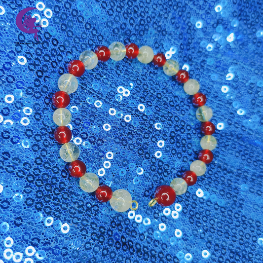 Sunfire Bangle - Carnelian & Citrine