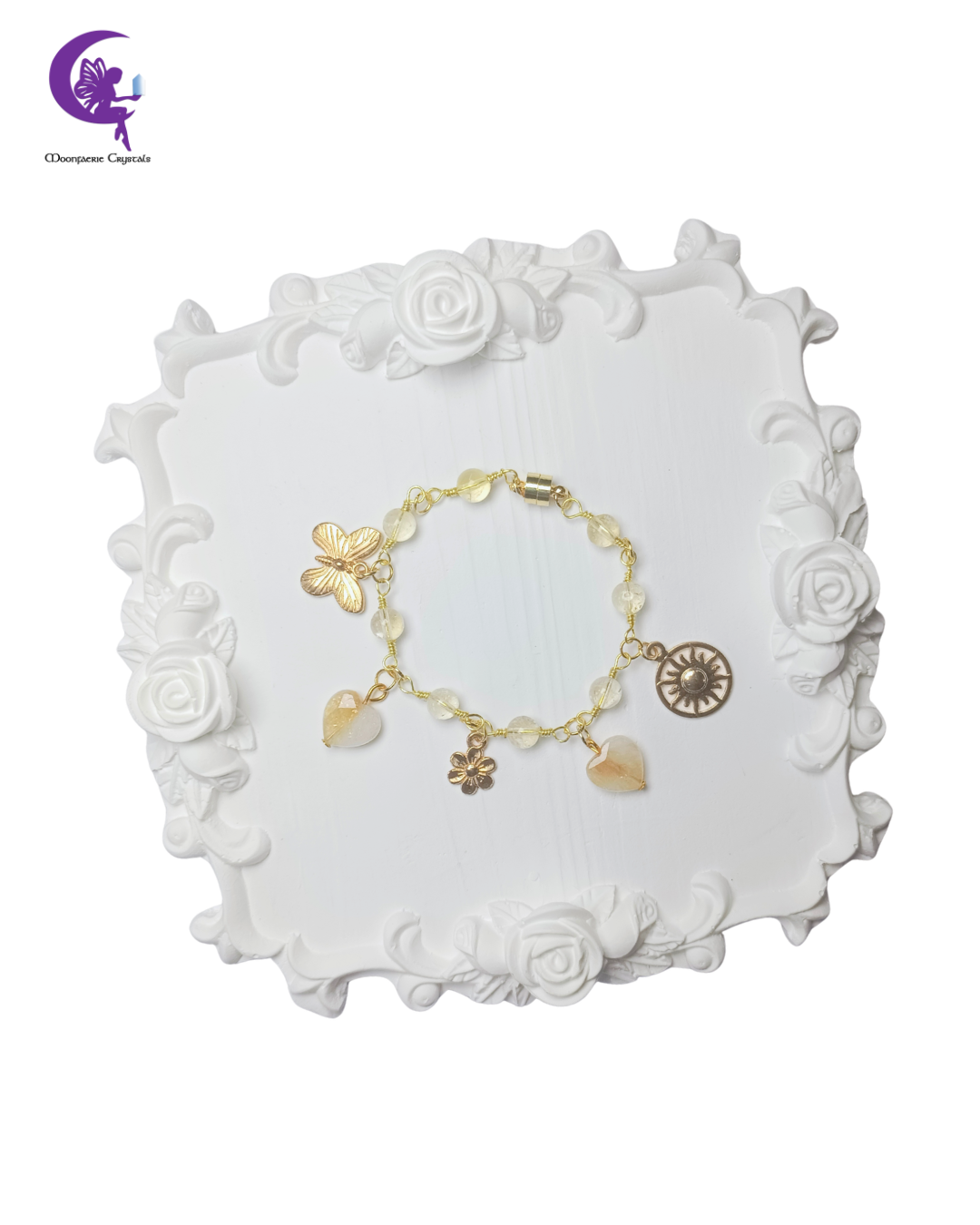 Heart Of The Sun Manifestation Bracelet - Citrine