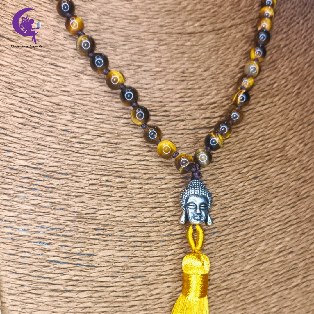 Tiger's Eye 108 Beads Confidence & Abundance Mala