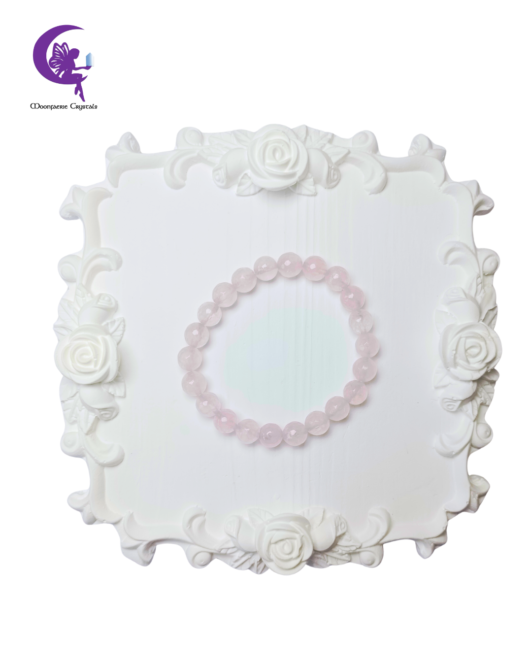 Glimmering Heart Rose Quartz Jewelry Set
