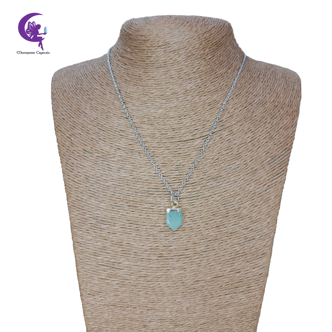 Green Aventurine Wealth Compass Necklace - Guides You Toward Abundance