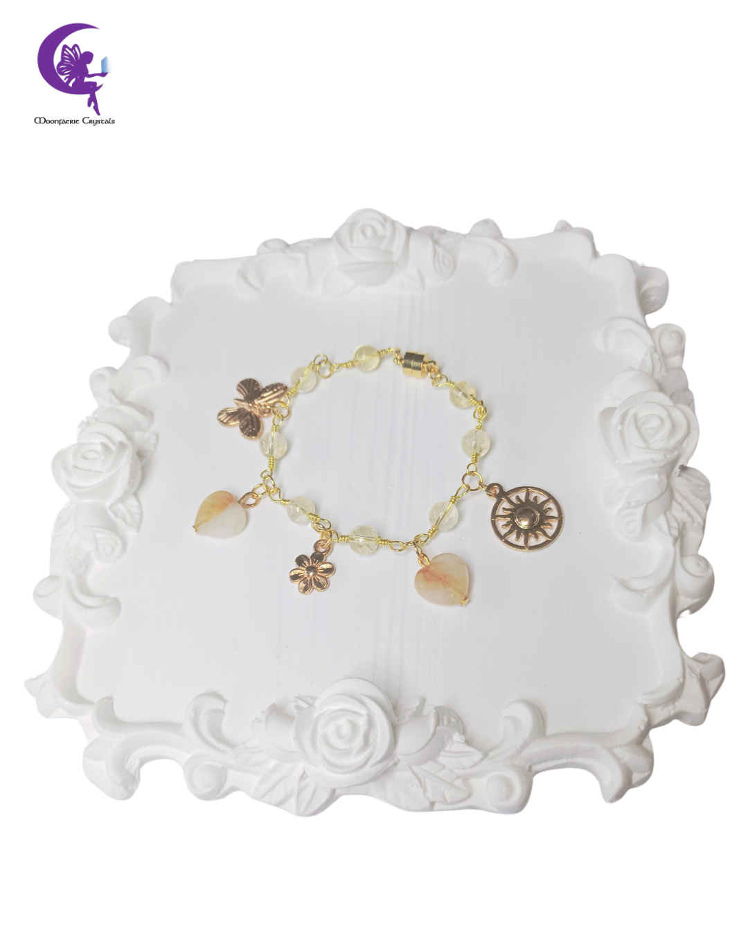 Heart Of The Sun Manifestation Bracelet - Citrine