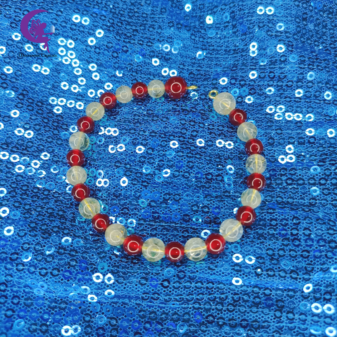 Sunfire Bangle - Carnelian & Citrine