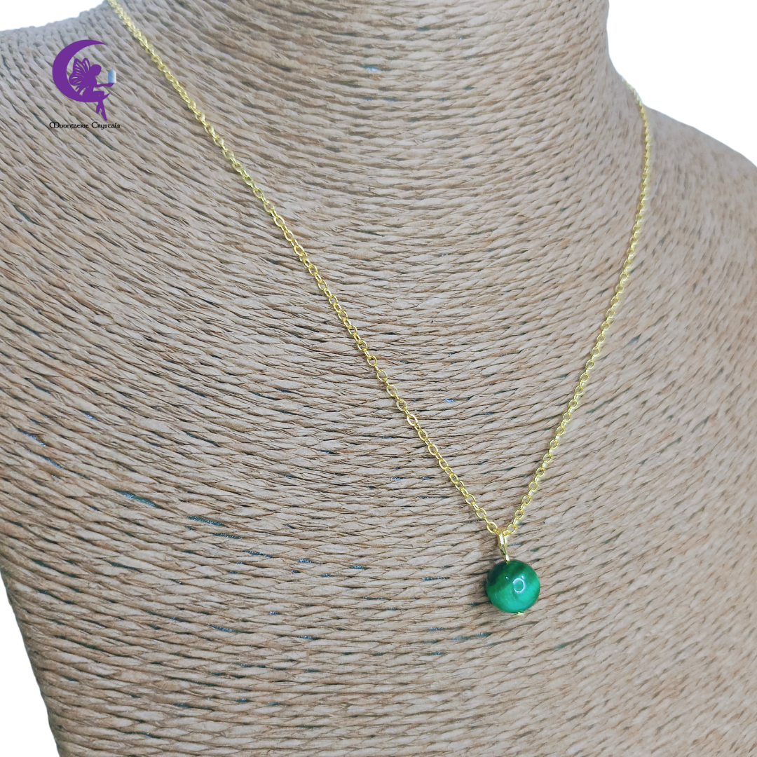 Green Tiger’s Eye Necklace