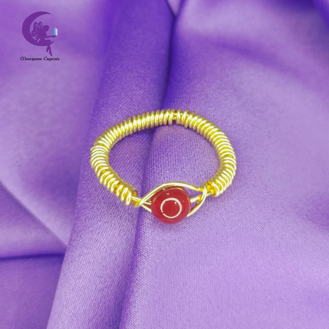 Eye of Carnelian Ring