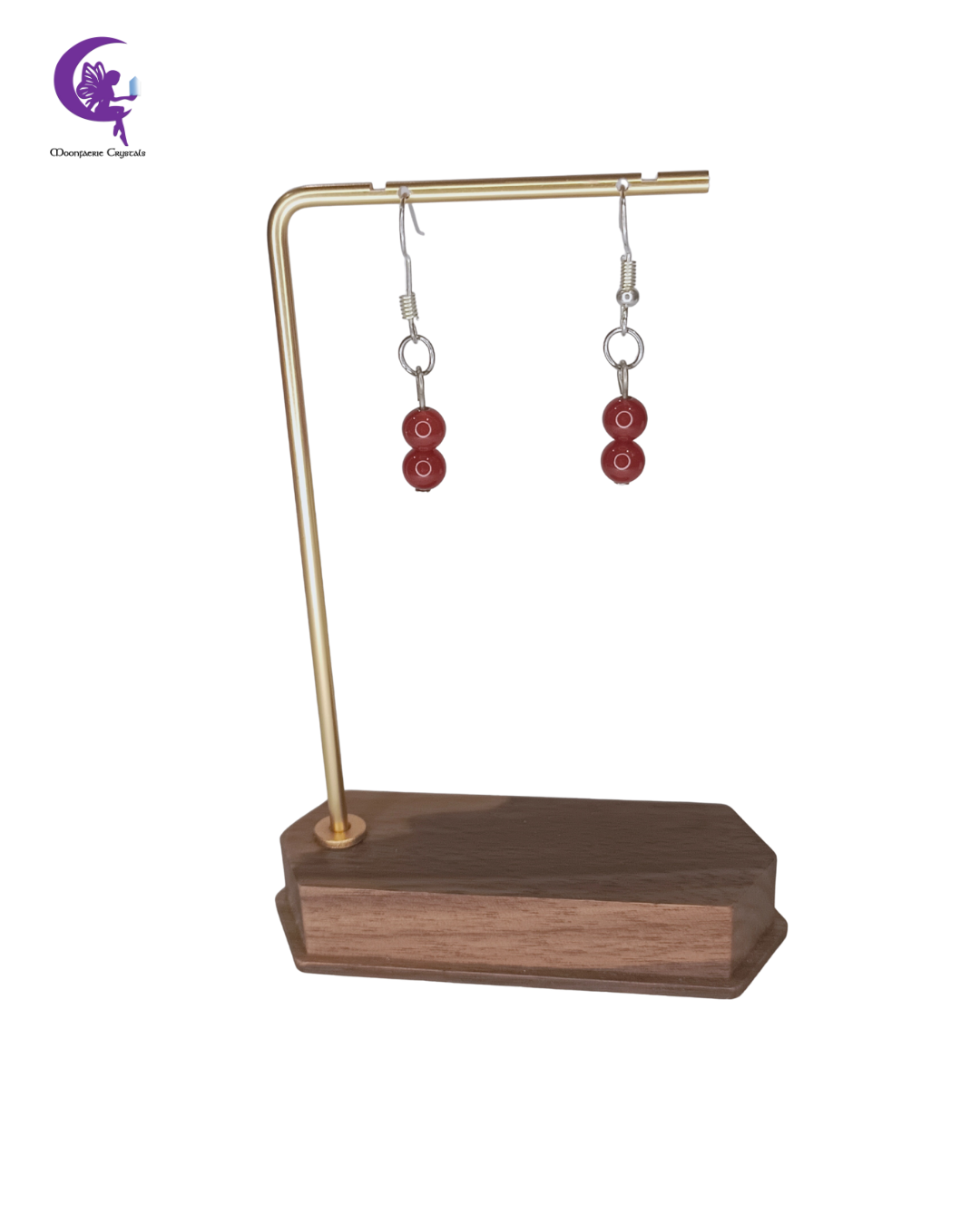 Carnelian Cherry Pop Earrings