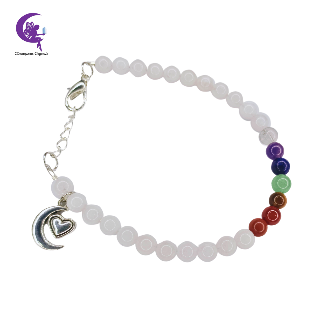 Moonstone + 7 Chakra Multi-Healing Anklet - Pre-order