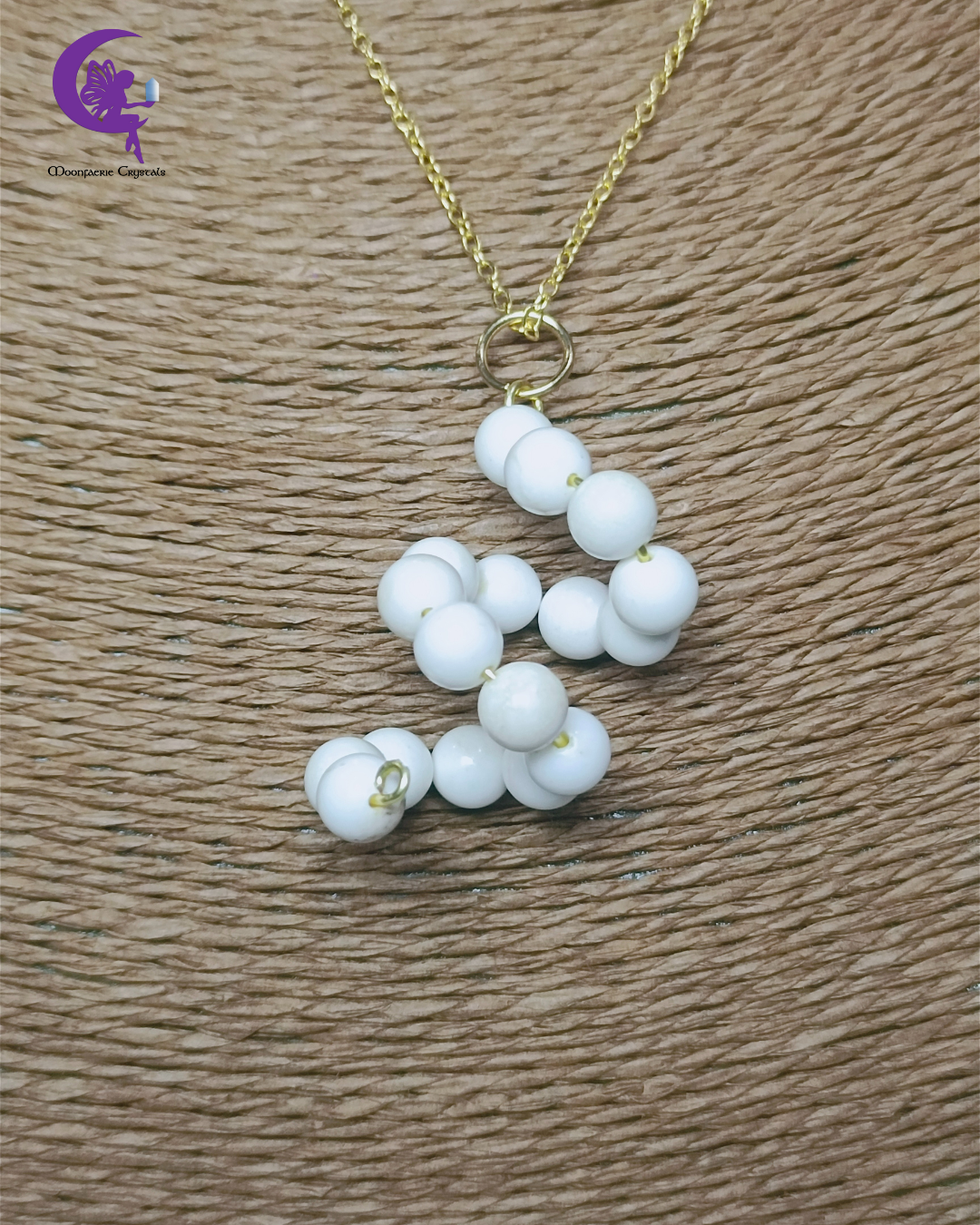 Howlite Spiral Necklace