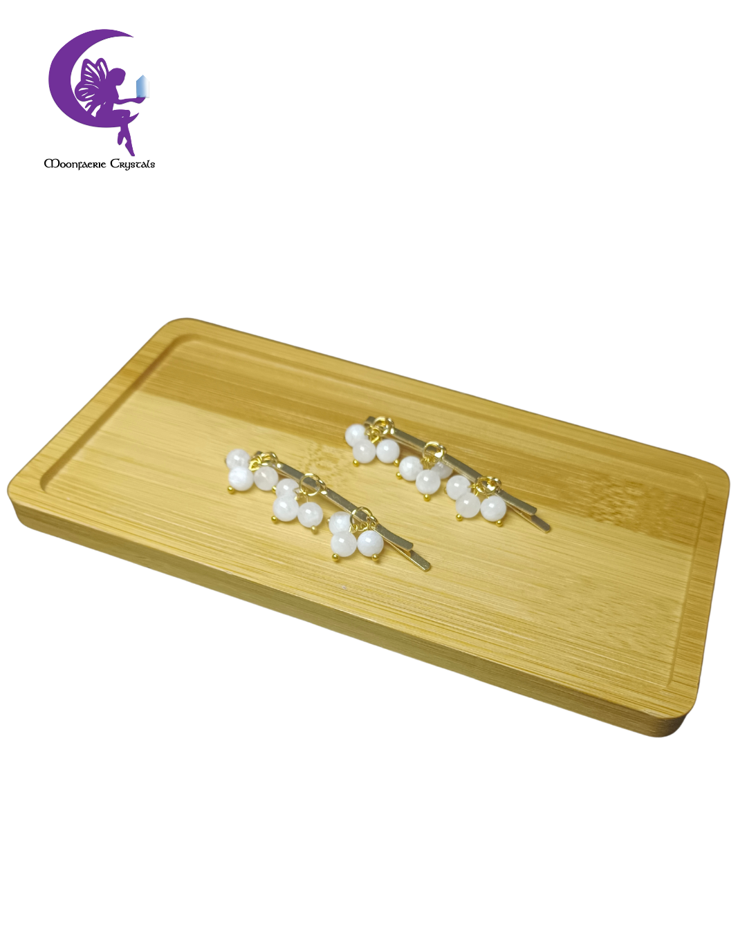 Moonstone Hairpins