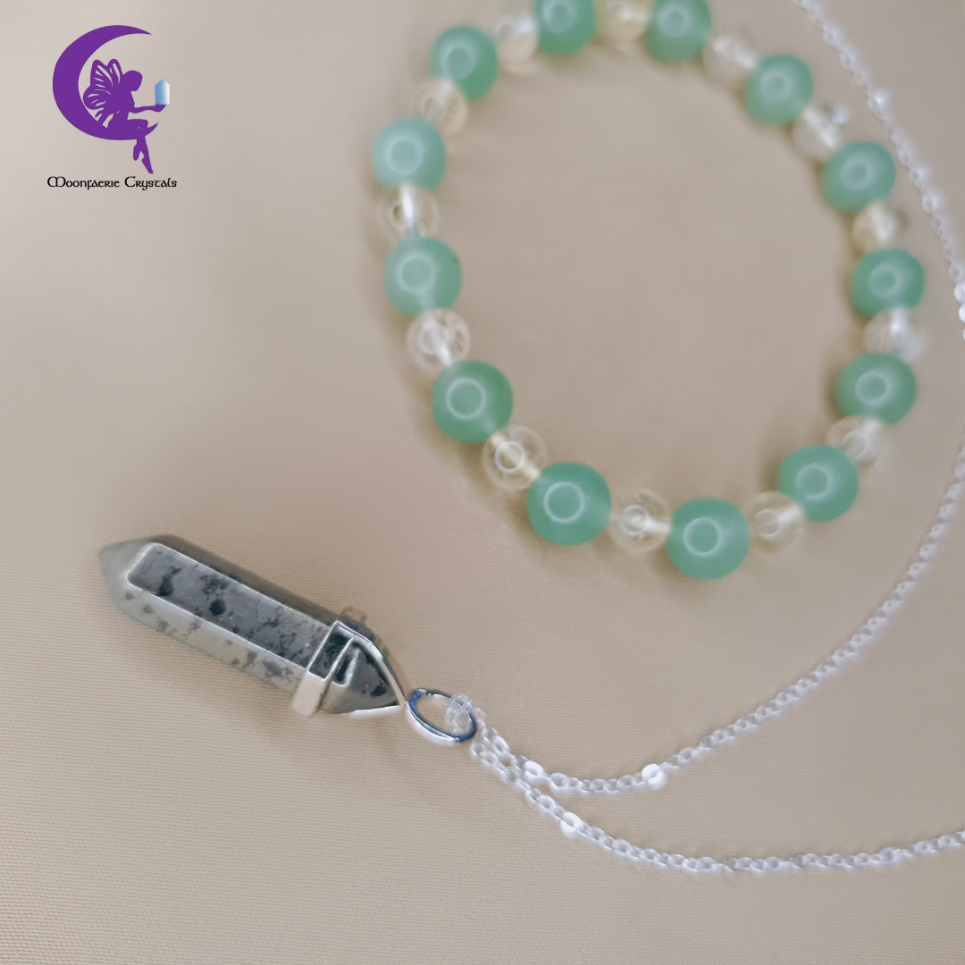 Berkat & Rezeki Bundle - Green Aventurine , Citrine & Pyrite