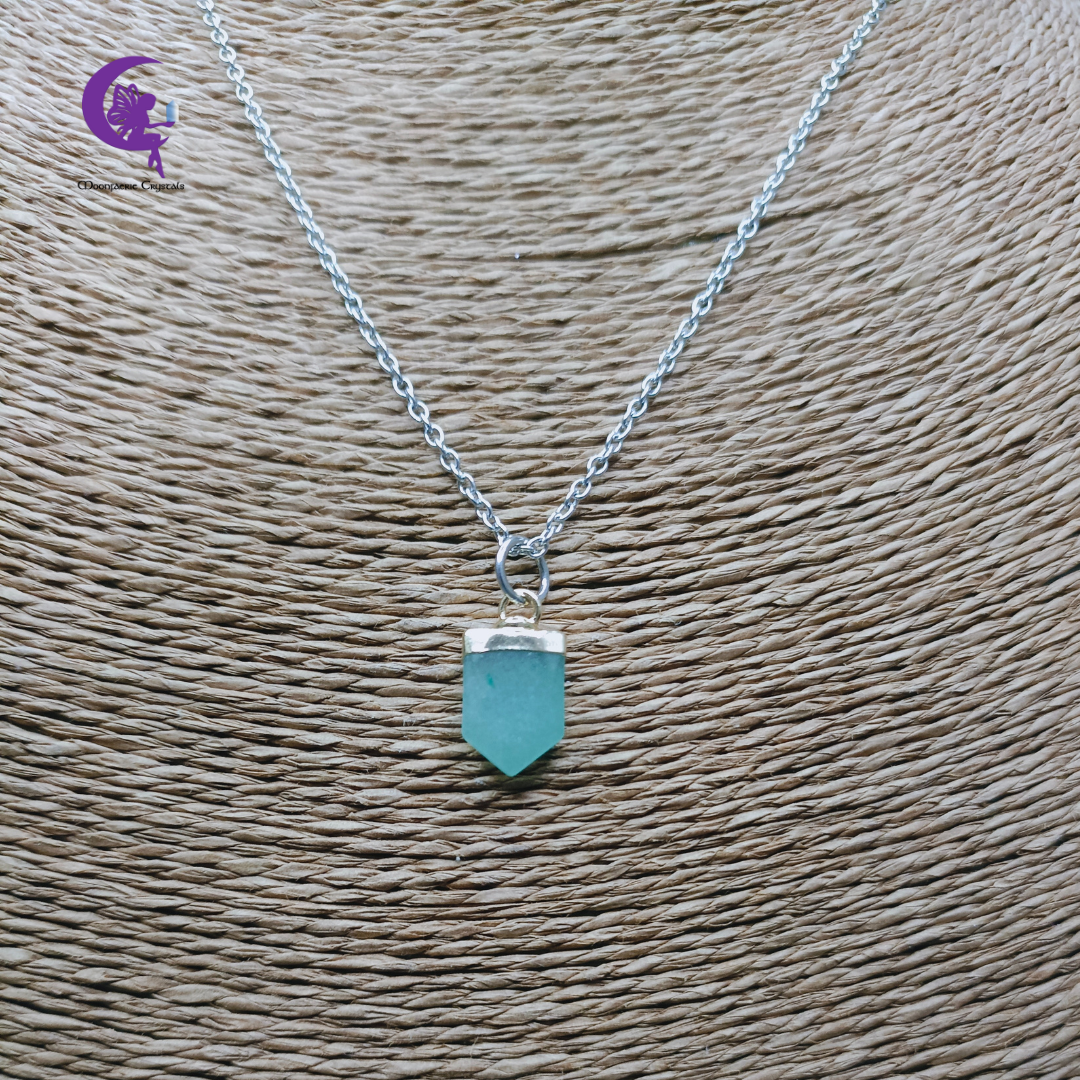Green Aventurine Wealth Compass Necklace - Guides You Toward Abundance