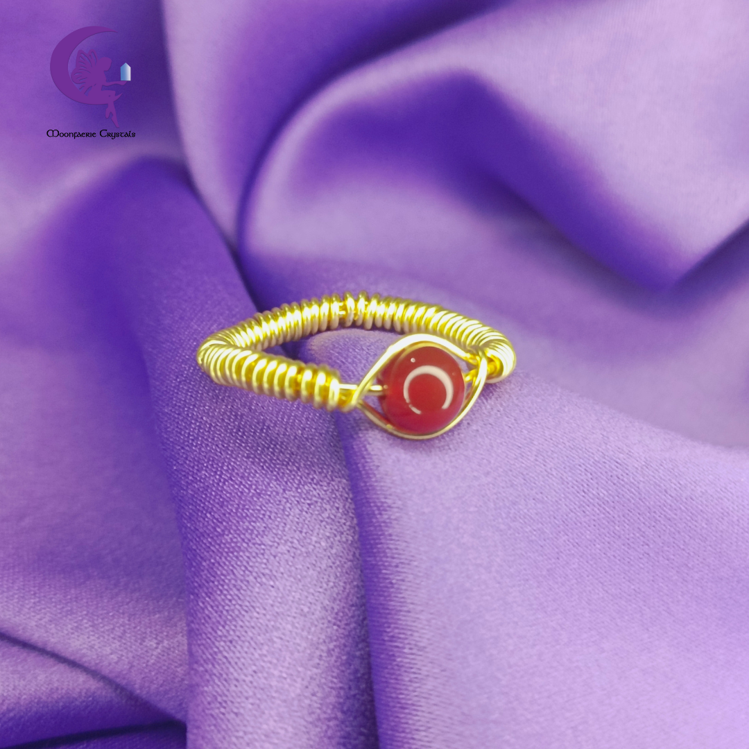 Eye of Carnelian Ring