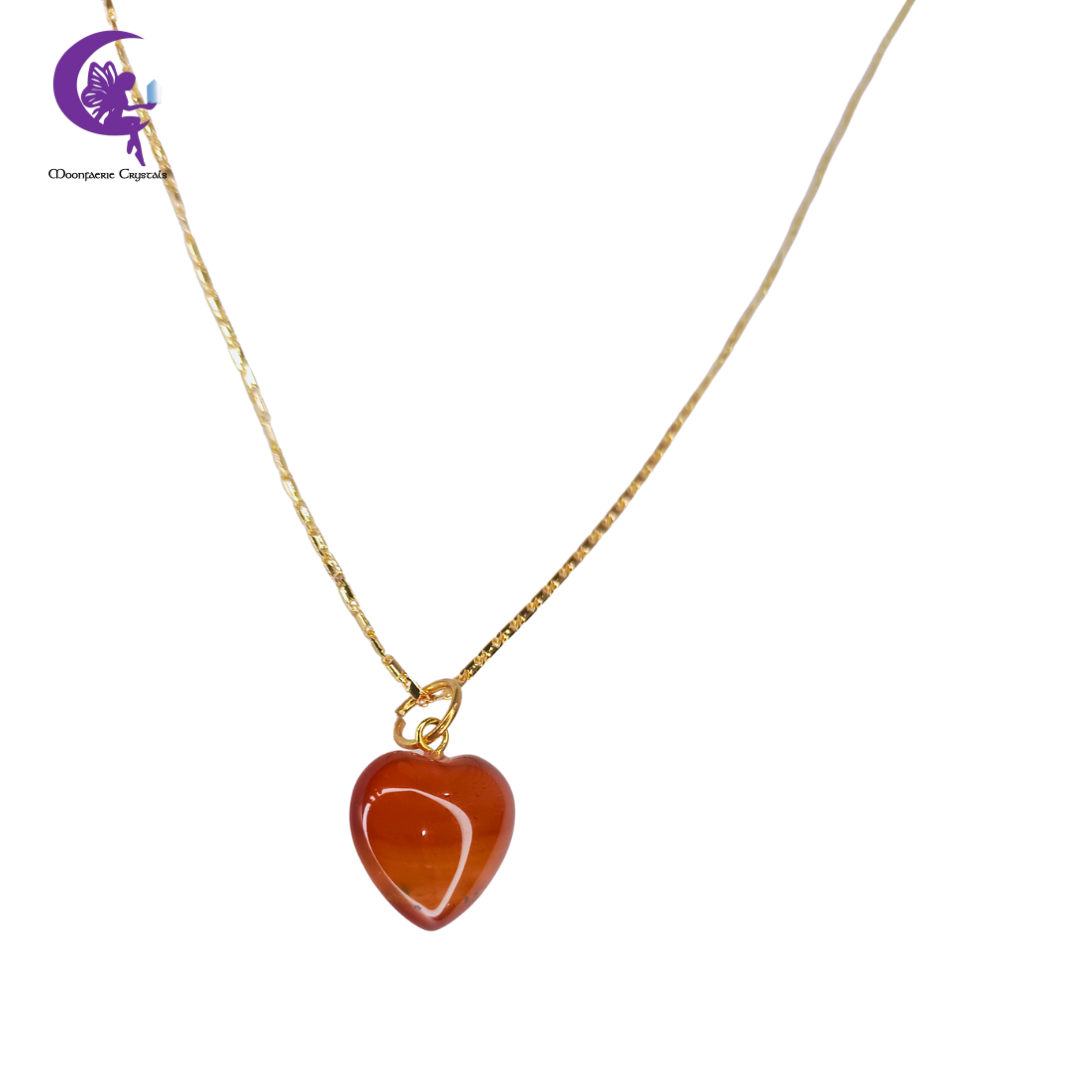 Carnelian Love Flame Necklace