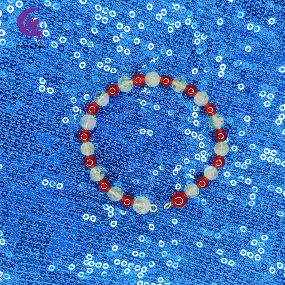 Sunfire Bangle - Carnelian & Citrine