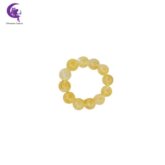 Citrine Beaded Ring