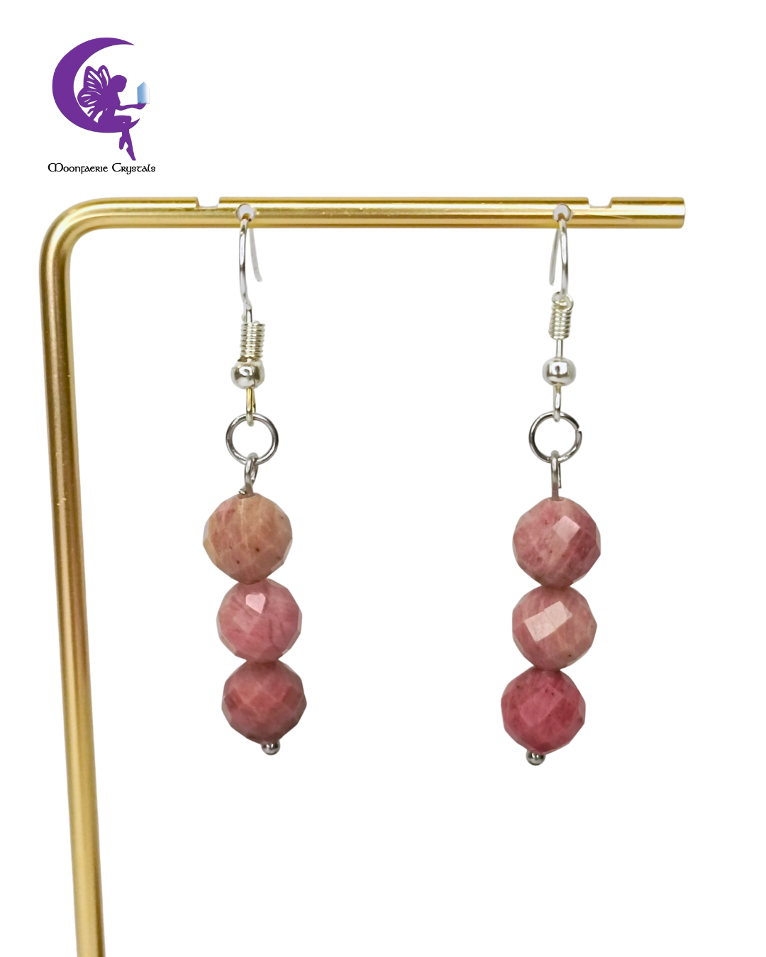 Rhodochrosite Soul Soothing Earrings