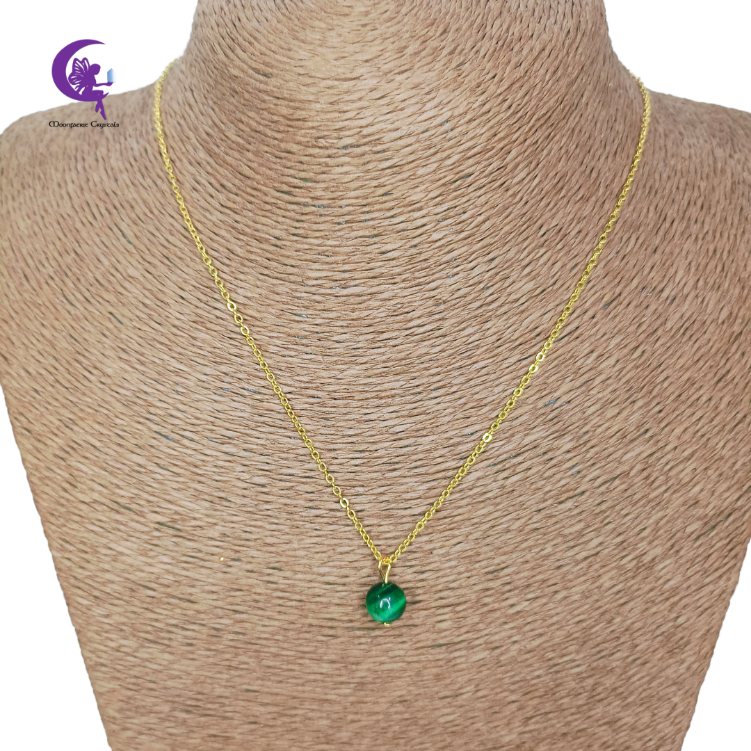 Green Tiger’s Eye Necklace