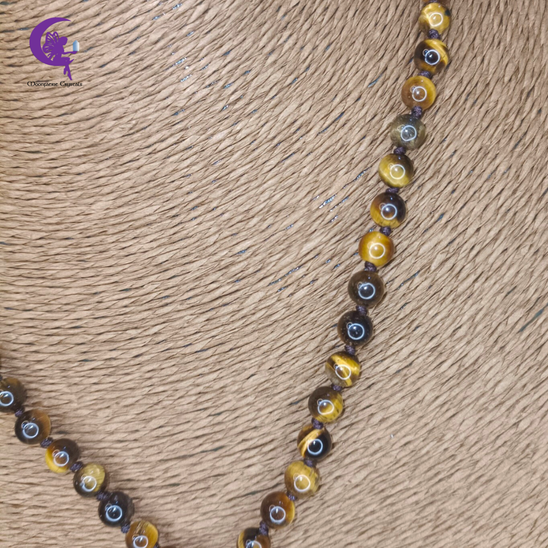 Tiger's Eye 108 Beads Confidence & Abundance Mala