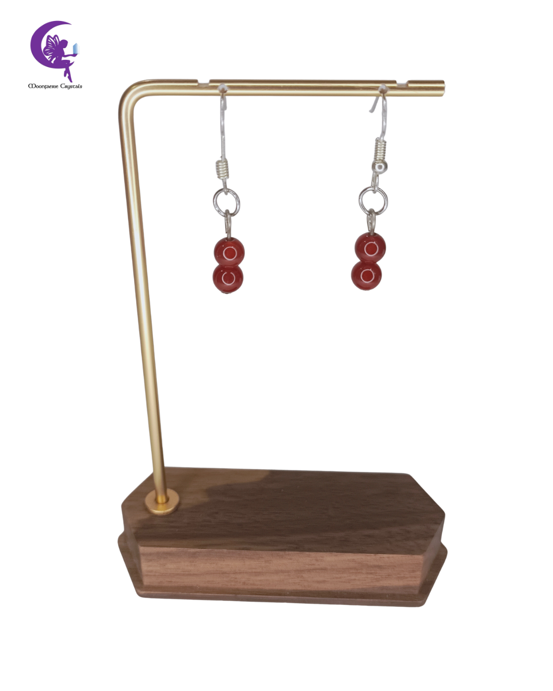 Carnelian Cherry Pop Earrings