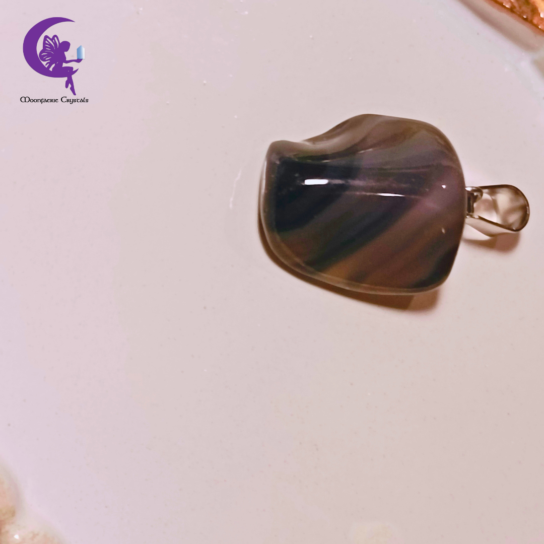 Black Agate Pendant