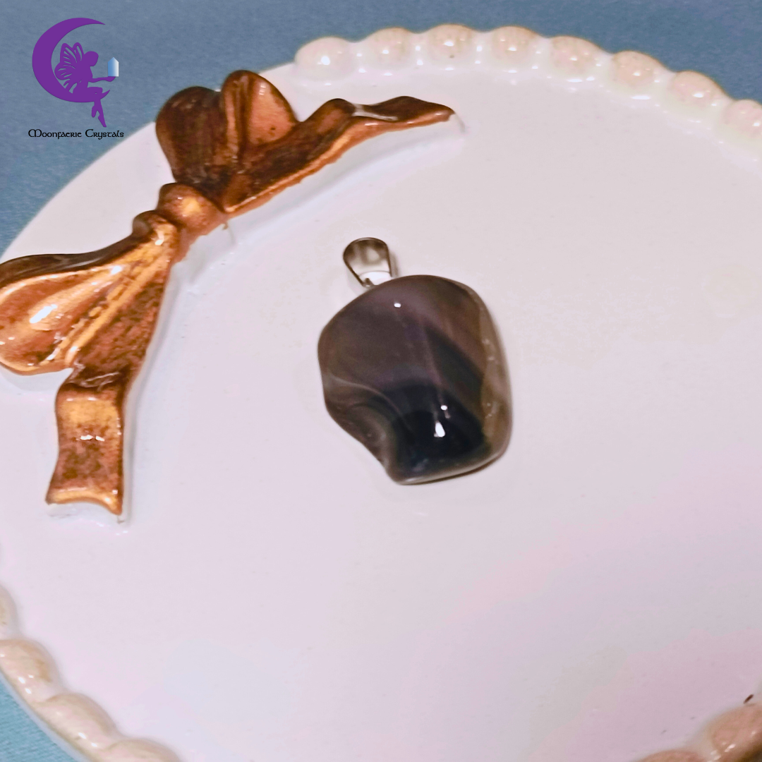 Black Agate Pendant