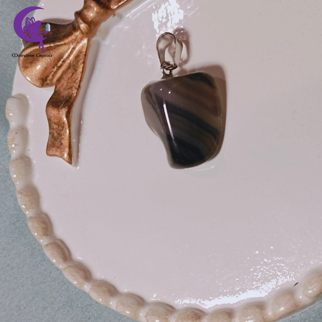 Black Agate Pendant