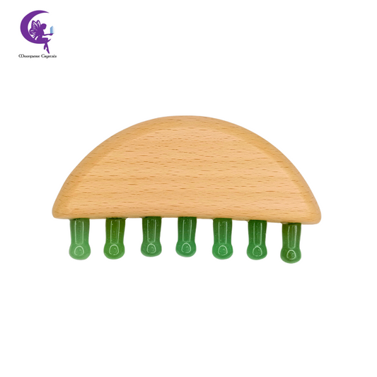 Green Aventurine Gemstone Scalp Massager - Pre-order