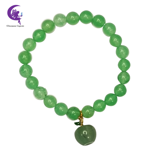 Green Aventurine Fairy Garden Apple Bracelet - PRE-ORDER