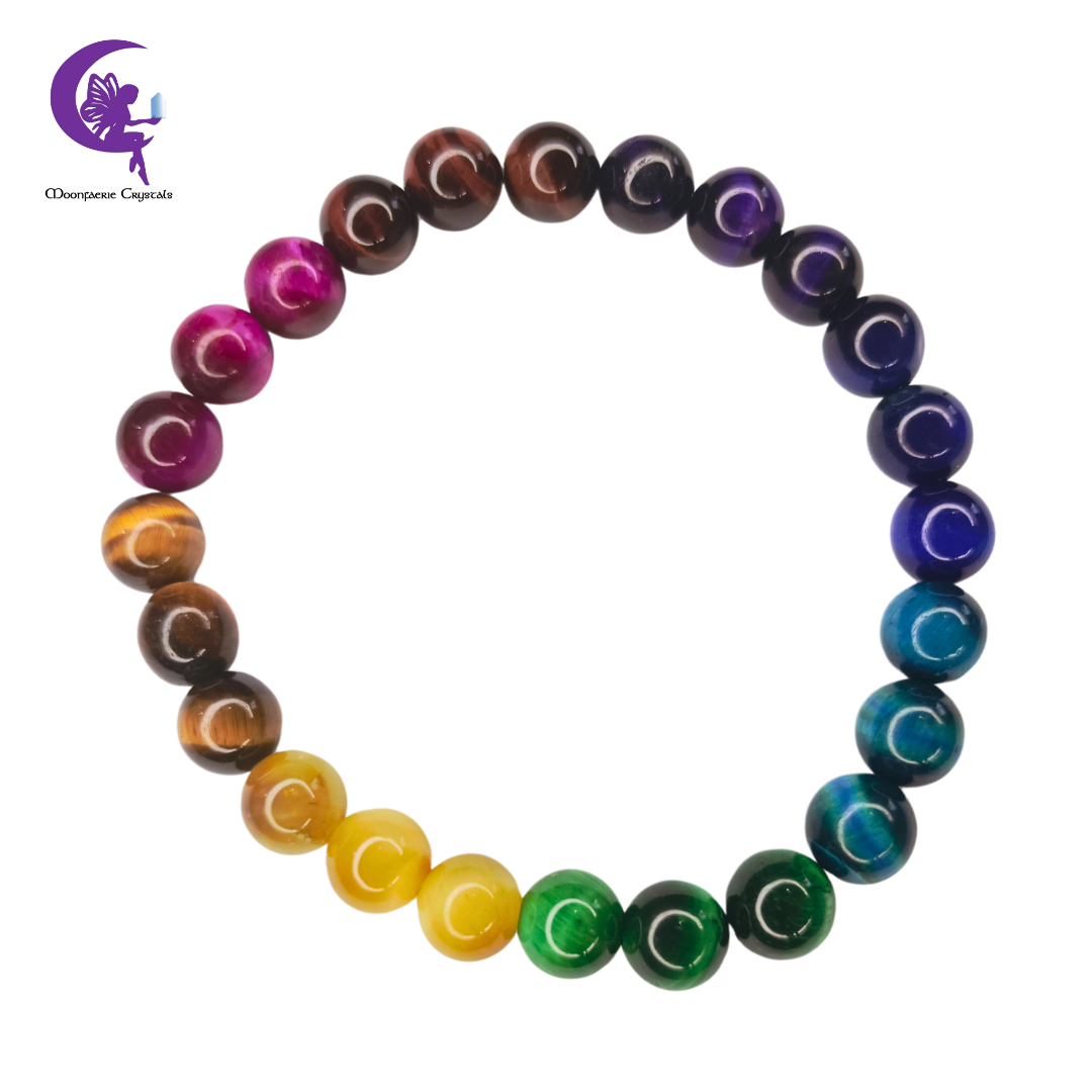 Rainbow Hues Tiger's Eye Bracelet