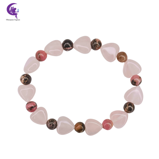 Infinite Love Bracelet - Rose Quartz & Rhodonite