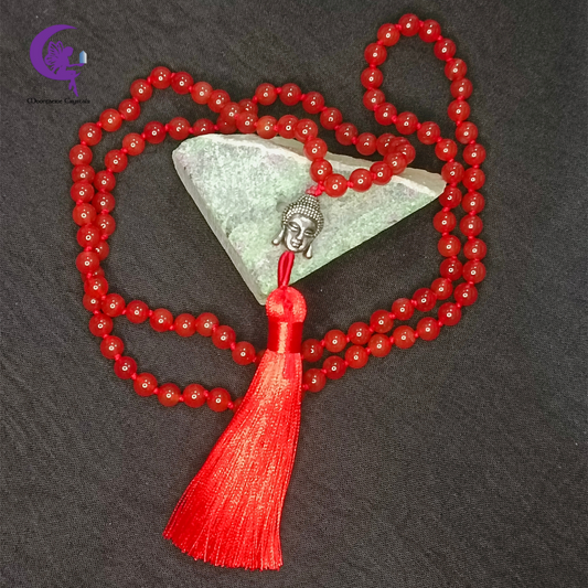 Ignite Passion, Creativity & Warrior Spirit Carnelian Mala